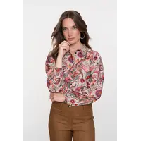 Geisha Blouse Beige Soft Pink
