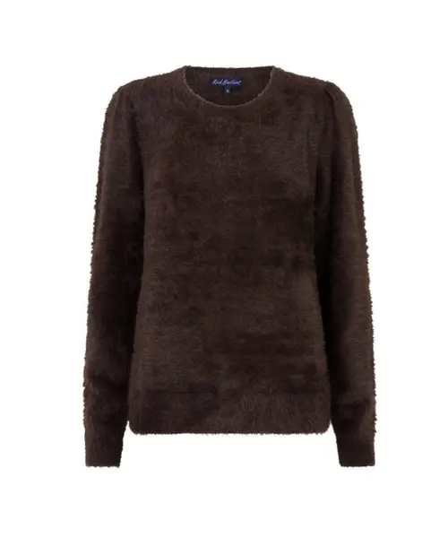 Red Button Red Button Fuzzy Puff Sleeve Red Button Red Button Fuzzy Puff Sleeve