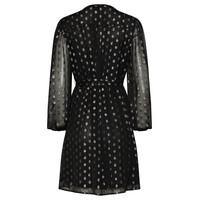 Smashed Lemon Dress Black Gold