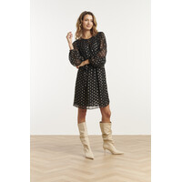 Smashed Lemon Dress Black Gold