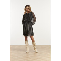 Smashed Lemon Dress Black Gold