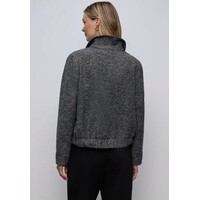 Street One Salt and Pepper Jacket Black