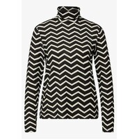 Street One Printed Basic Roll Neck Shirt Black