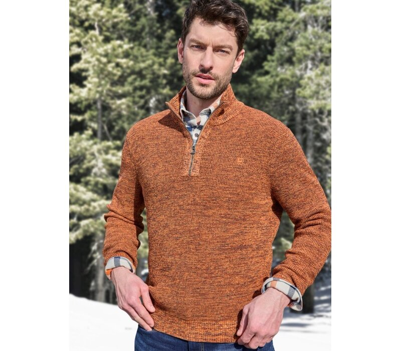 Lerros Gebreide Trui Pumpkin Orange