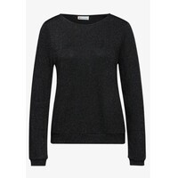 Street One Fine Shiny Knit Look Shirt Black