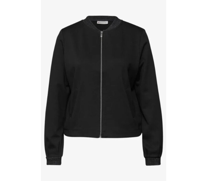 Street One Interlock Jacket Shiny Black