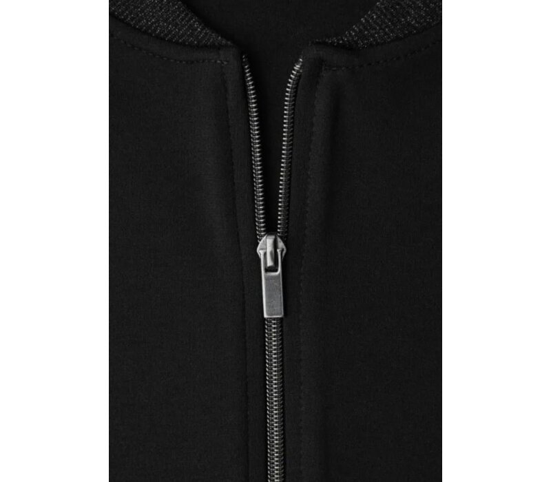 Street One Interlock Jacket Shiny Black