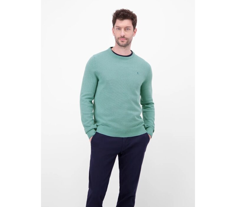 Lerros Ronde Hals Trui Arctic Blue