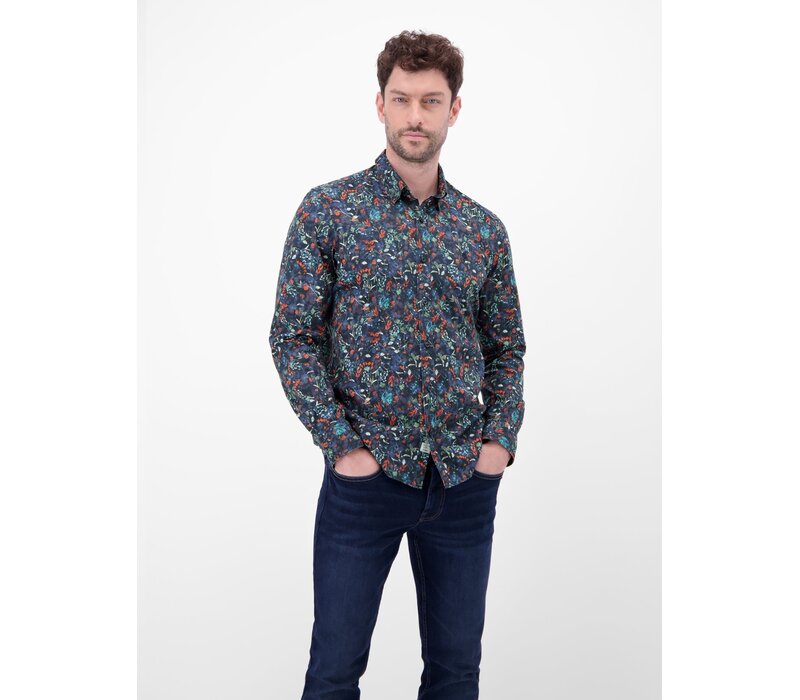 Lerros Overhemd Classic Navy