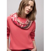 Street One Printed Modal Loop Striking Coral