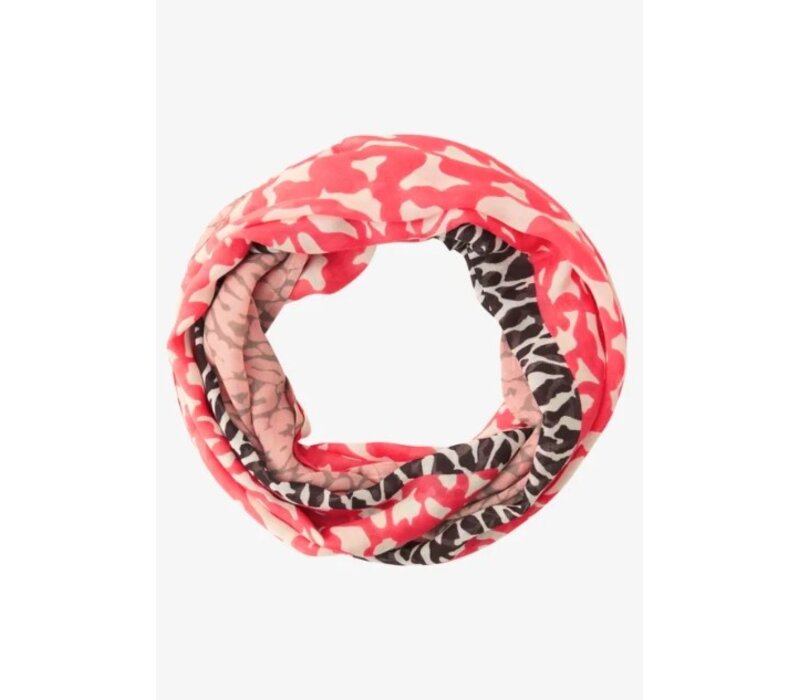 Street One Printed Modal Loop Striking Coral