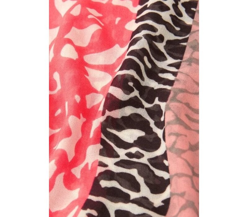 Street One Printed Modal Loop Striking Coral