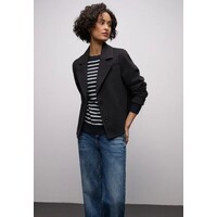 Street One Basic Sweater Stripes Deep Blue