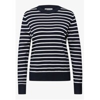 Street One Basic Sweater Stripes Deep Blue