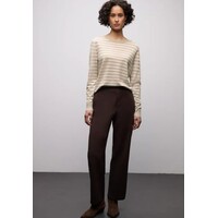 Street One Basic Sweater Stripes Cotton Beige