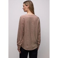 Street One Splitneck Tunic Blouse Light Apricot