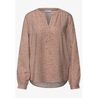 Street One Splitneck Tunic Blouse Light Apricot