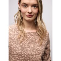 Street One Crewneck Leopard Light Apricot