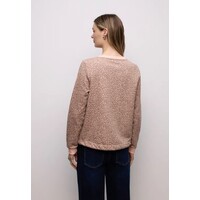 Street One Crewneck Leopard Light Apricot