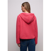 Street One Teddy Jacket Hoody Striking Coral