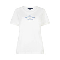 Red Button Tee Temmy Authentic Offwhite Jeansblue