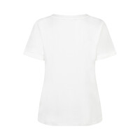 Red Button Tee Temmy Authentic Offwhite Red