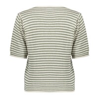 Geisha Pullover Stripes Off White Olive