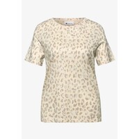 Street One Shirt Shiny Leopard Light Terra Mocha