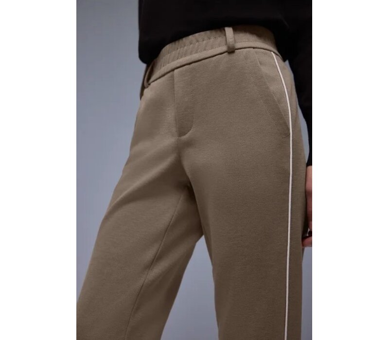 Street One Bonny Pique Piping Light Terra Mocha