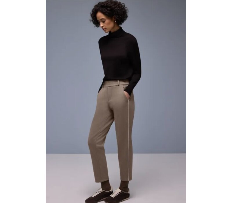 Street One Bonny Pique Piping Light Terra Mocha