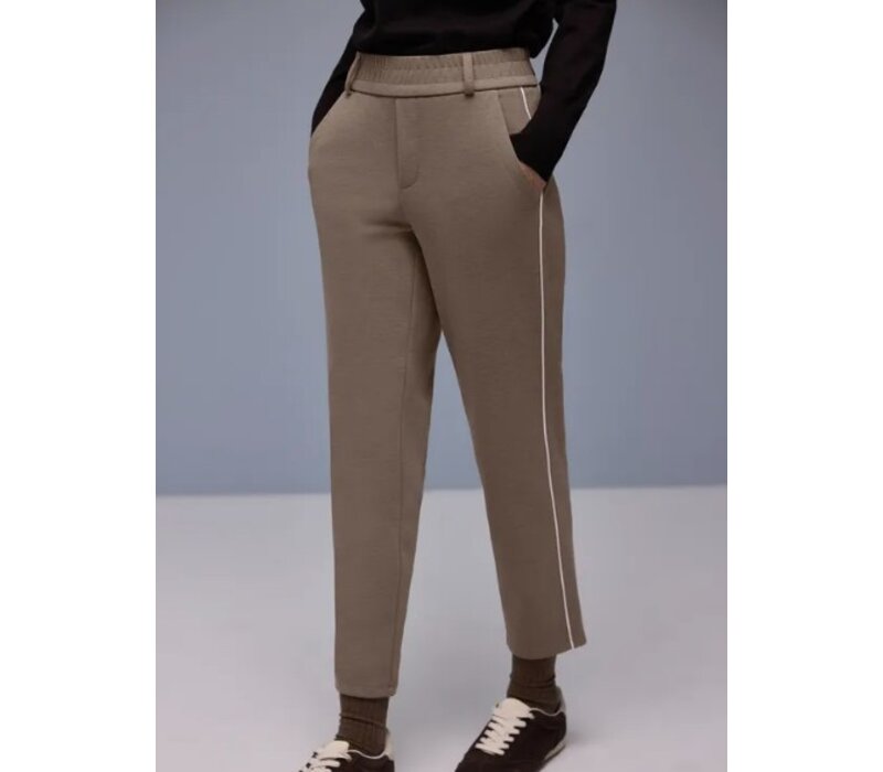 Street One Bonny Pique Piping Light Terra Mocha