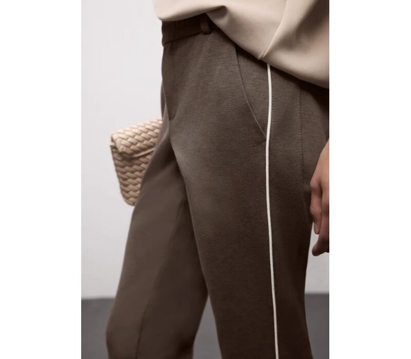 Street One Bonny Pique Piping Molten Earth