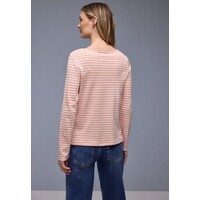 Street One U-Boat Stripe Shirt Light Apricot