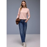 Street One U-Boat Stripe Shirt Light Apricot