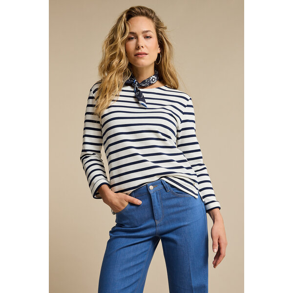 Red Button Terry Stripe 