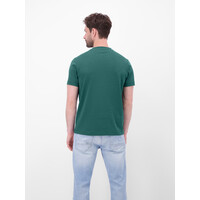 Lerros T-Shirt Small Print Soft Teal