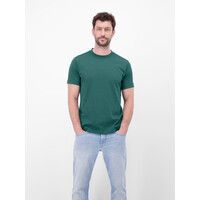 Lerros T-Shirt Small Print Soft Teal