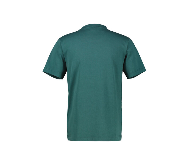 Lerros T-Shirt Small Print Soft Teal