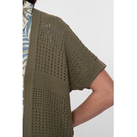 Geisha Vest Bat Sleeve Olive
