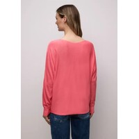 Street One Dolman Boat Neck Striking Coral