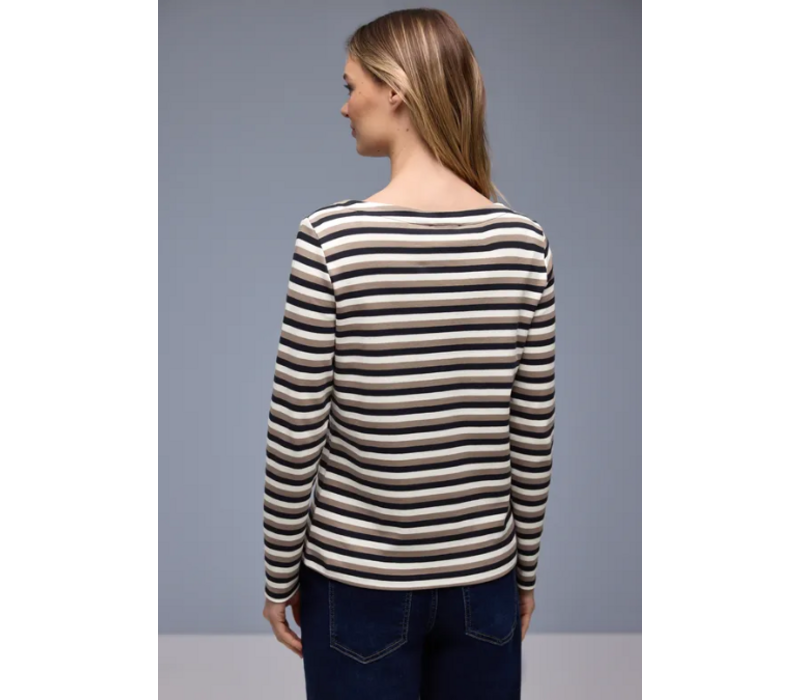 Street One Multicolor U-Boat Shirt Shadowed Navy