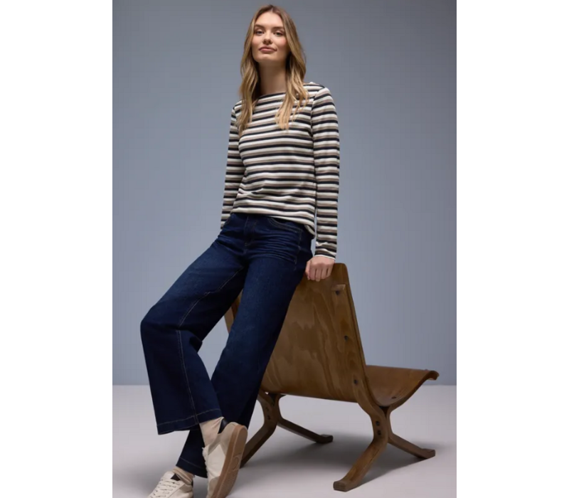 Street One Multicolor U-Boat Shirt Shadowed Navy