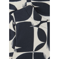 Street One Printed Interlock Shirt Shadowed Navy