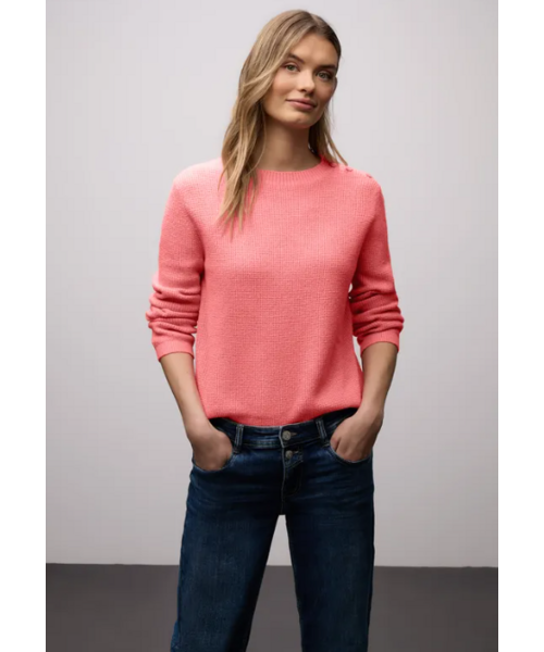 StreetOne Street One Structured Sweater Button