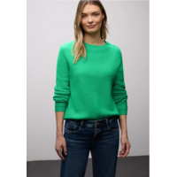 Street One Structured Sweater Button Arcadia Green Melange
