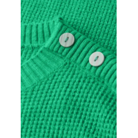 Street One Structured Sweater Button Arcadia Green Melange