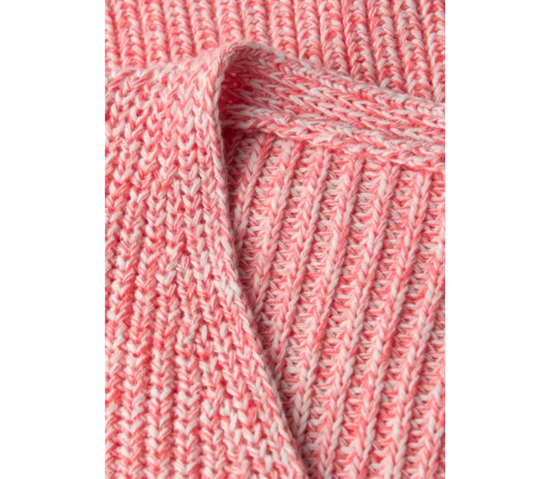 Street One V-Neck Mouline Striking Coral