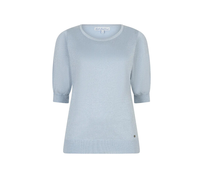 Red Button Sweet Sparkle Light Blue