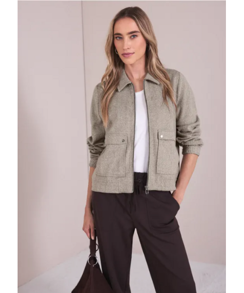 StreetOne Street One Soft Herringbone Blouson Jacket