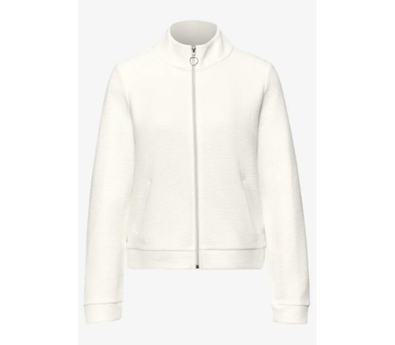 Street One Structure Zipper Jacket Off White